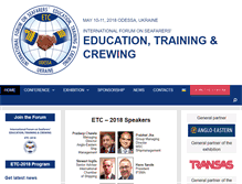 Tablet Screenshot of etc-odessa.com